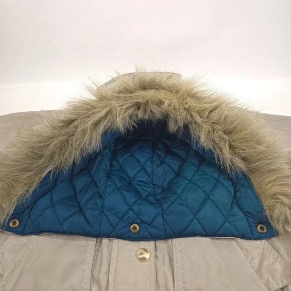 Columbia All-Weather Performance Coat Women's Small Gorpcore Outdoors Winter Fur - Picture 6 of 16